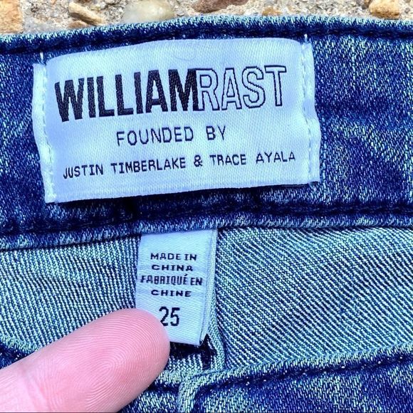 William Rast Justin Timberlake Perfect Ankle Skinny Zipper Jeans Size 25 - Picture 2 of 13